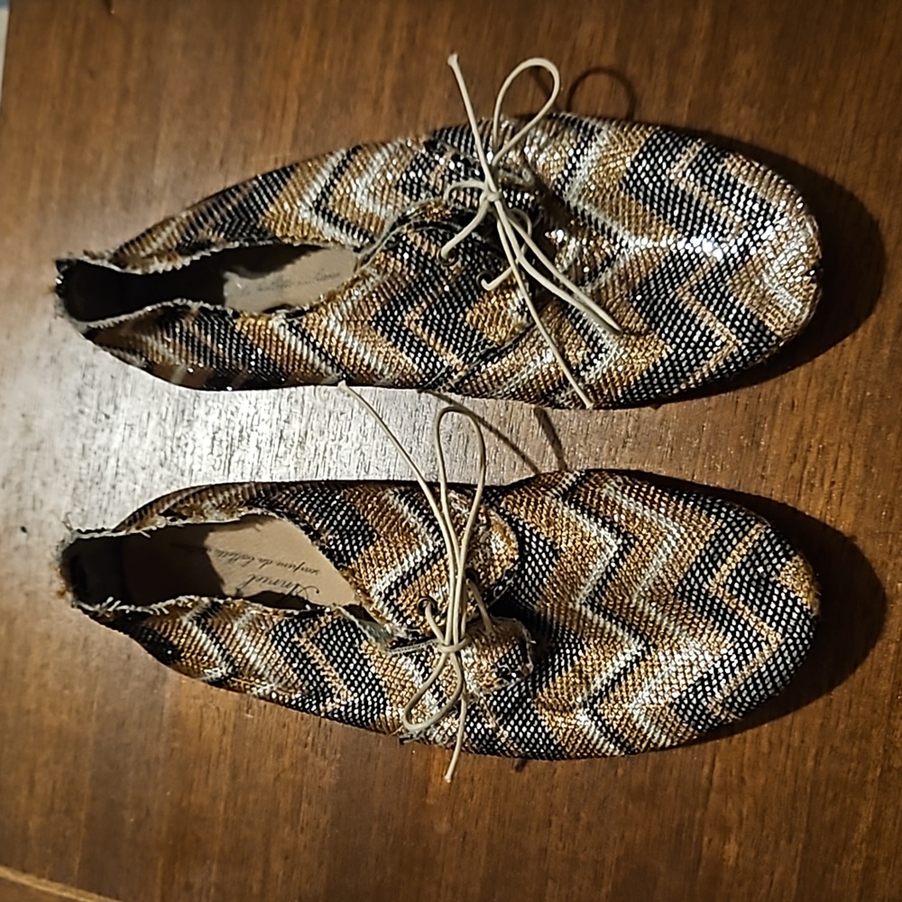 Anniel flats sparkle fabric
